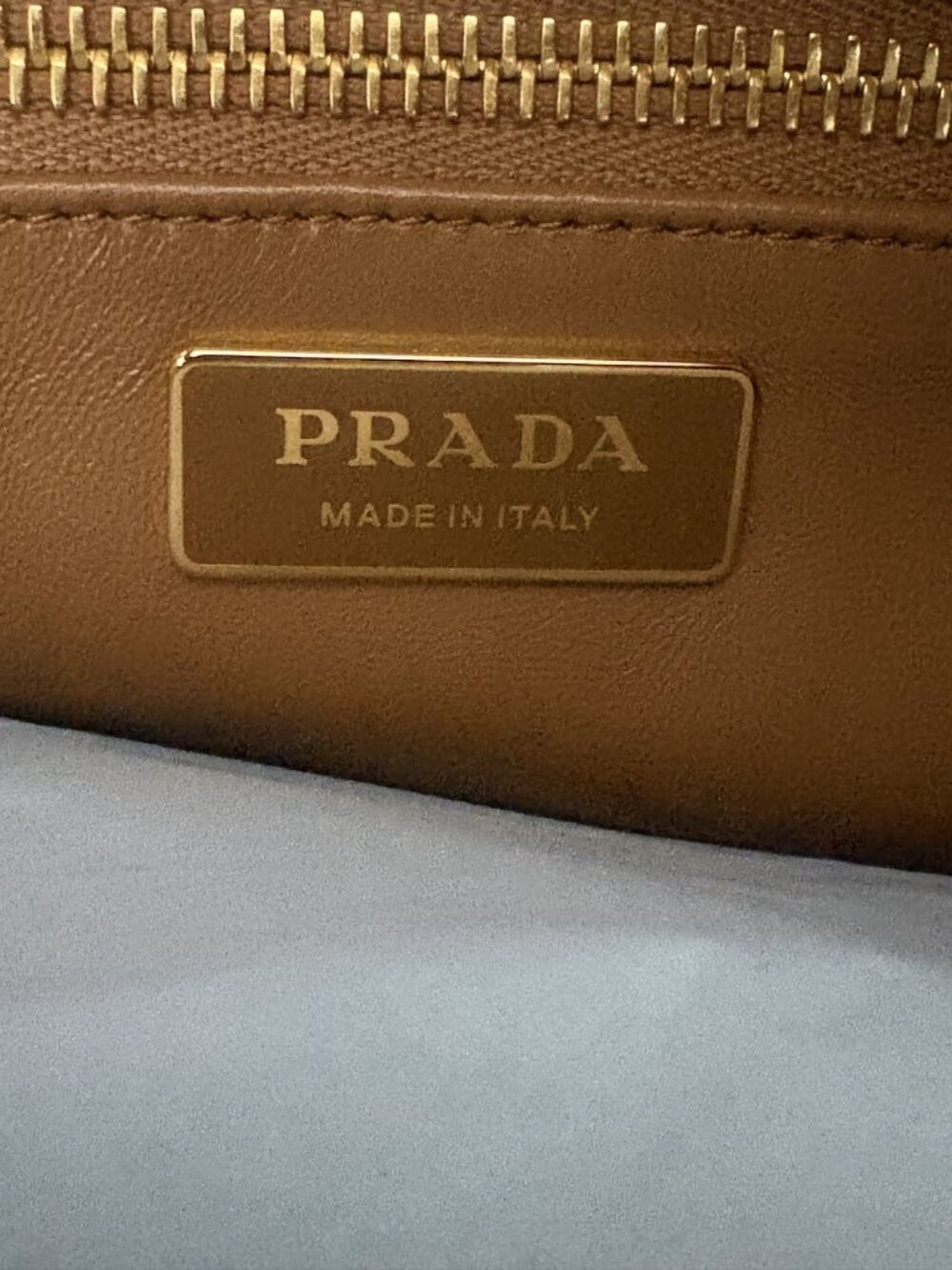 Prada Buckle Extra Large Studded Leather Bag in Natural - Picture 11 of 11